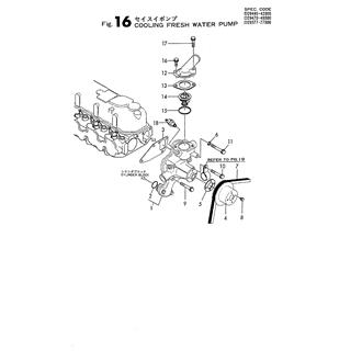 FIG 16. COOLING FRESH WATER PUMP