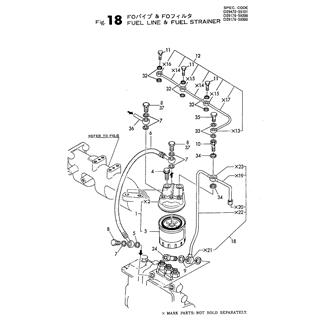 FIG 18. FUEL LINE & FUEL STRAINER