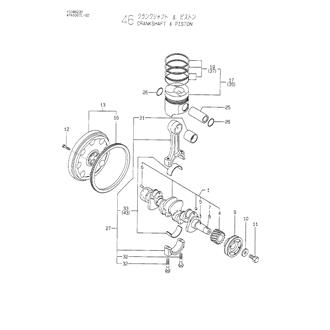 FIG 46. CRANKSHAFT & PISTON