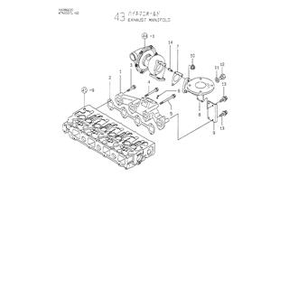 FIG 43. EXHAUST MANIFOLD