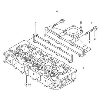 FIG 6. EXHAUST MANIFOLD