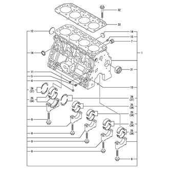 FIG 1. CYLINDER BLOCK