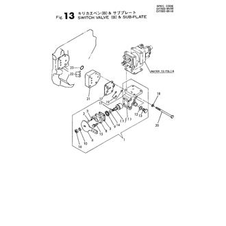 FIG 13. SWITCH VALVE (B) & SUB-PLATE