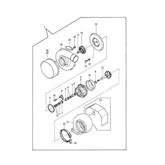 FIG 15. TURBOCHARGER COMPONENT PART