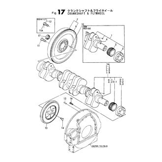 FIG 17. CRANKSHAFT & FLYWHEEL