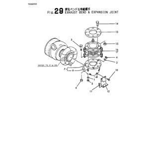 FIG 29. EXHAUST BEND & EXPANSION JOINT