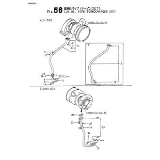 FIG 56. LUB.OIL PIPE(TURBOCHARGER OUT)