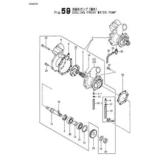 FIG 59. COOLING FRESH WATER PUMP