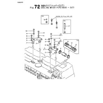 FIG 72. COOLING WATER PIPE(HEAD-OUT)