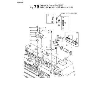 FIG 73. COOLING WATER PIPE(HEAD-OUT)