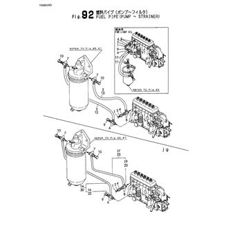 FIG 92. FUEL PIPE(PUMP-STRAINER)