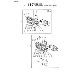 FIG 117. INSTRUMENT PANEL(PREVIOUS)