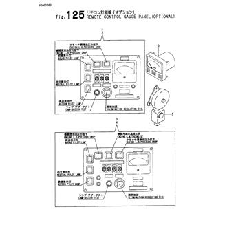 FIG 125. REMOTE CONTROLLER GAUGE PANEL(