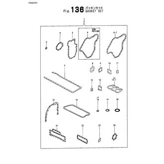 FIG 136. GASKET SET