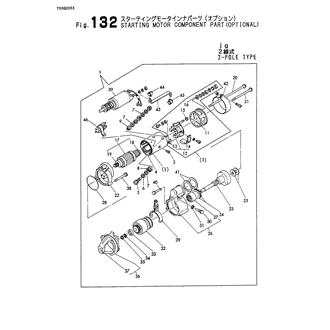 FIG 132. STARTING MOTOR COMPONENT PART