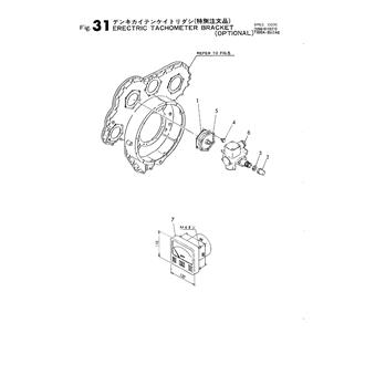 FIG 31. ELECTRIC TACHOMETER BRACKET