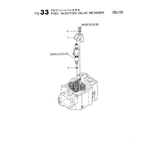 FIG 33. FUEL INJECTION VALVE RETAINER