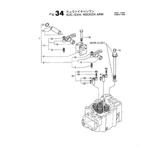 FIG 34. SUC./EXH. ROCKER ARM