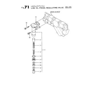 FIG 71. LUB.OIL PRESS.REGULATING VALVE