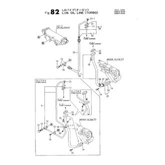 FIG 82. LUB. OIL LINE (TURBO)