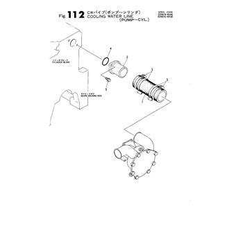 FIG 112. COOLING WATER LINE(PUMP-CYL.)