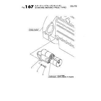 FIG 167. STARTING MOTOR(1-POLE TYPE)