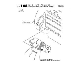 FIG 168. STARTING MOTOR(2-POLE TYPE)