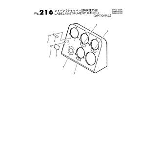 FIG 216. LABEL (INSTRUMENT PANEL)