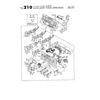 FIG 210. INSTRUMENT PANEL(PREVIOUS)