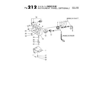 FIG 212. INSTRUMENT PANEL (OPTIONAL)