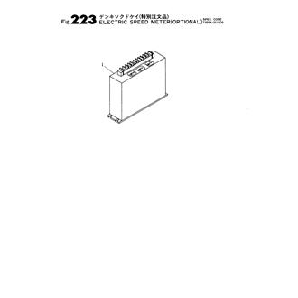 FIG 223. ELECTRIC SPEED METER (OPTIONAL)