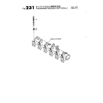 FIG 231. THERMOMETER (EXH.)(OPTIONAL)