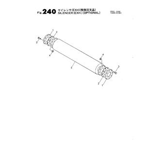 FIG 240. SILENCER (EXH.)(OPTIONAL)