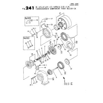 FIG 241. TURBOCHARGER COMPONENT PART