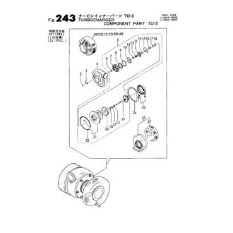 FIG 243. TURBOCHARGER COMPONENT PART