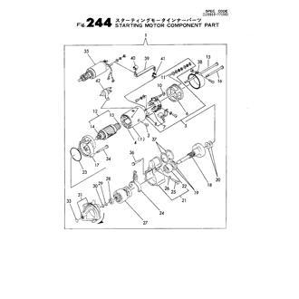 FIG 244. STARTING MOTOR CONPONENT PART