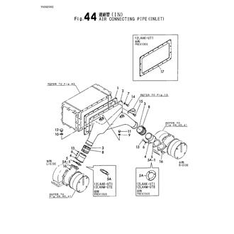 FIG 44. AIR CONNECTING PIPE(INLET)