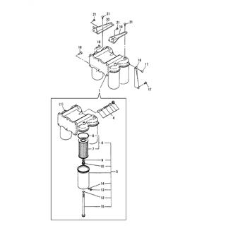 FIG 67. LUB. OIL FILTER(EARTH TYPE/OPTIONAL)(12LAAM-UTE)