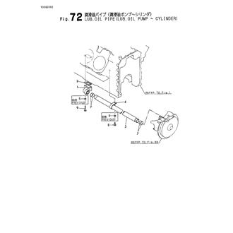 FIG 72. LUB.OIL LINE(LUB.OIL PUMP-CYLINDER)