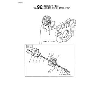 FIG 92. COOLING FRESH WATER PUMP