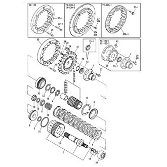 FIG 3. INPUT SHAFT & FLEXIBLE COUPLING(YX-120/YX-120-1/YX-120-3)