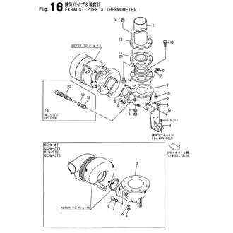 FIG 16. EXHAUST PIPE & THERMOMETER