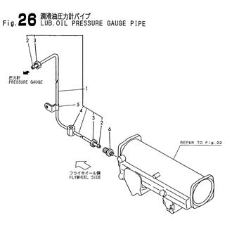 FIG 26. LUB.OIL PRESSURE GAUGE PIPE