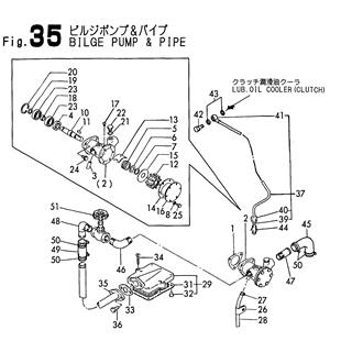 FIG 35. BILGE PUMP & PIPE(OPTIONAL)