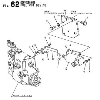 FIG 62. FUEL CUT-OFF(MECHANICAL TYPE GOVERNOR(OPTIONAL)