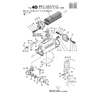 FIG 40. FRESH WATER COOLER & SUB-TANK