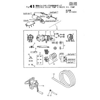 FIG 41. ELECTRIC BILGE PUMP & WASTE OIL PUMP