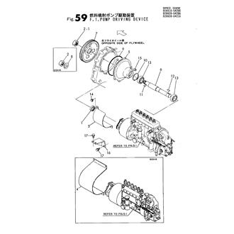 FIG 59. F.I.PUMP DRIVING DEVICE