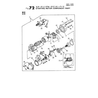 FIG 72. STARTING MOTOR COMPONENT PART