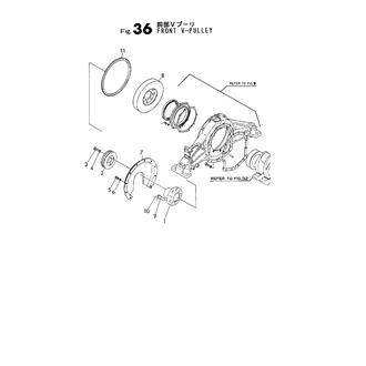 FIG 36. FRONT V-PULLEY